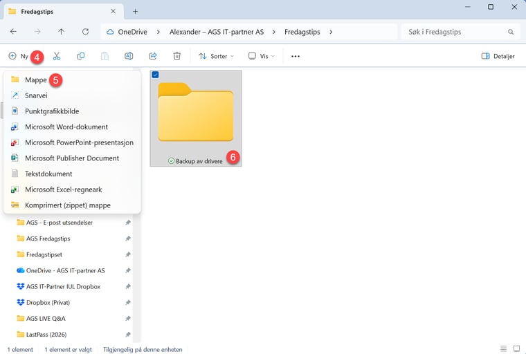 Hvordan ta backup av Windows drivere til OneDrive 3