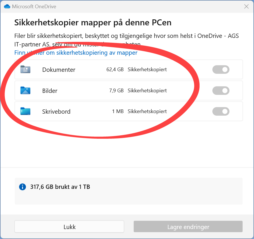 Hvordan ta backup av filer med OneDrive 4