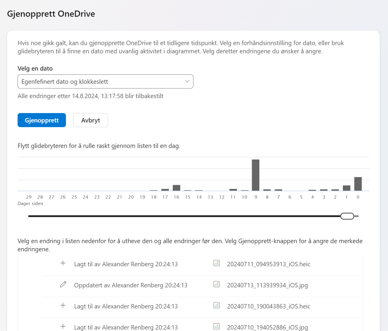 Hvordan ta backup av filer med OneDrive 7