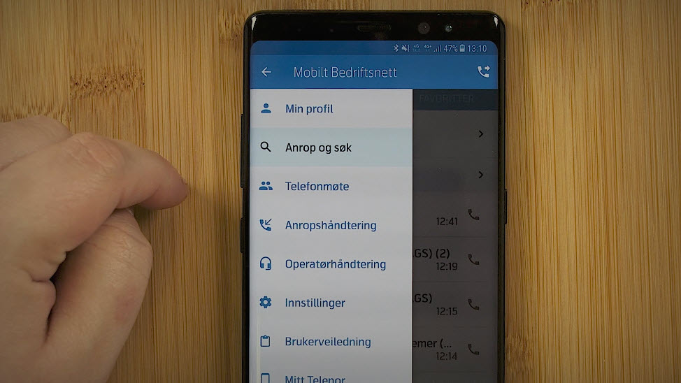 Hvordan bruke Anropshåndtering Telenor Mobilt
