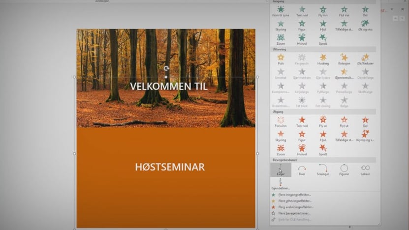 Slik lager du Parallax effekt i PowerPoint