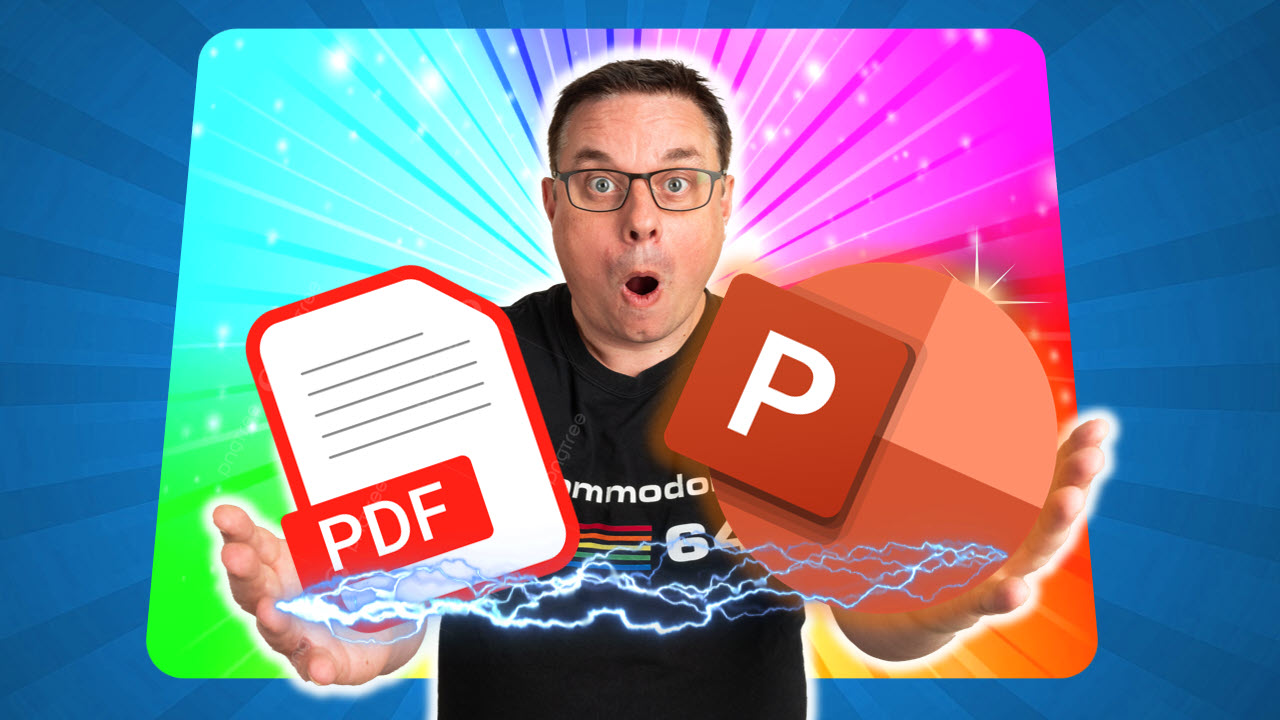Hvordan konvertere PDF til PowerPoint PPT