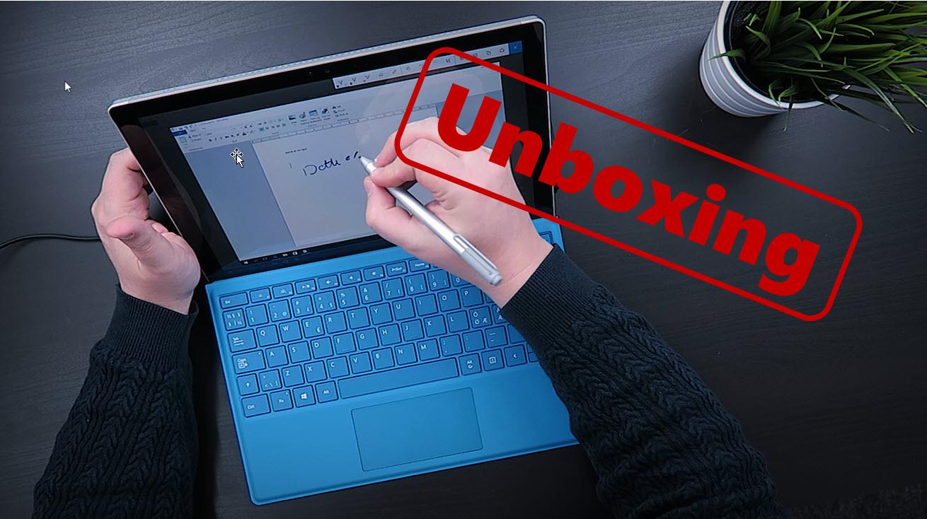 Unboxing og test av Microsoft Surface Pro 4