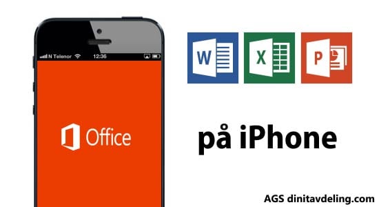 Microsoft Office på iphone