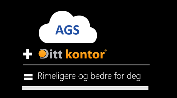 AGS + dittkontor = Rimeligere og bedre for deg