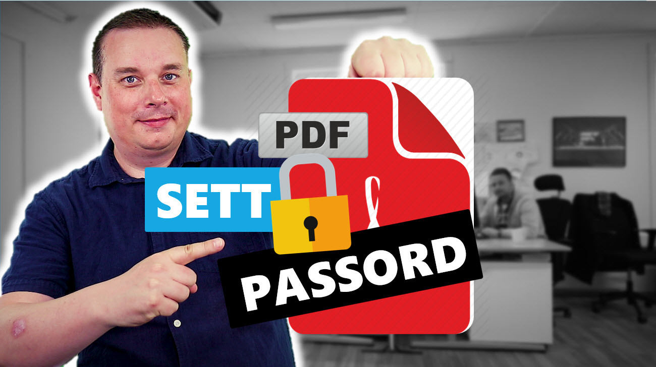 Hvordan passordbeskytte PDF filer