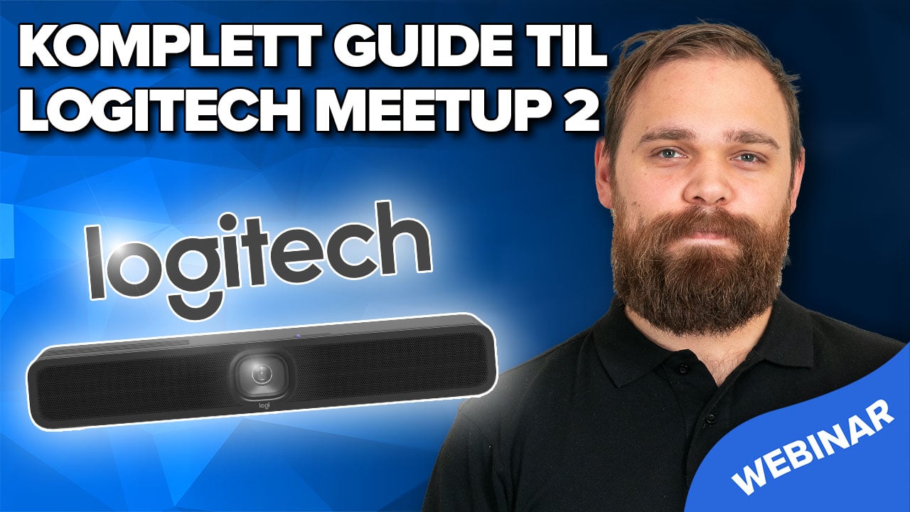 Revolusjonerende møterom med Logitech Meetup 2